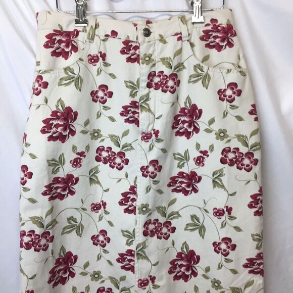 Briercreek Skirt Floral Print Full Length Size 10 - Picture 4 of 8